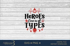 Heroes Come In All Types of Blood Donation|Blood Donation Product Image 4