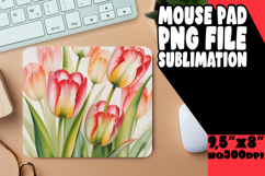 Cozy Mouse Pad Sublimation Ideas, Flowers Product Image 1
