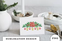 Watercolor Christmas Decor sublimation png Product Image 4