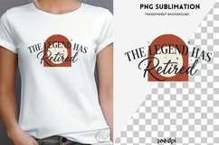 Retired png design for T-shirts Product Image 4