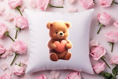 Valentines Day Bear Clipart, Christmas Clipart Product Image 4