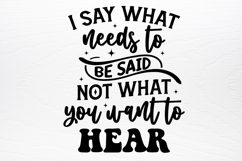 Funny Quotes Designs SVG Product Image 4