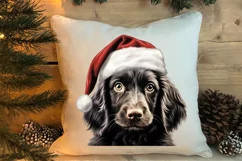 Christmas Peeking Dogs Clipart, Christmas PNG Product Image 4