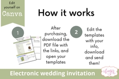 Smartphone Wedding Invitation Template, Canva template Product Image 4