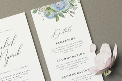 beautiful wedding card invitation with roses flower Product Image 4