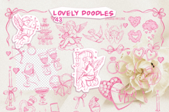 Valentine Day Watercolor Clipart Product Image 5