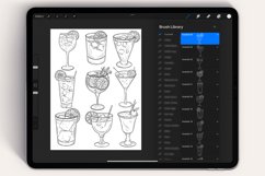 25 Cocktails Procreate Stamps Product Image 2