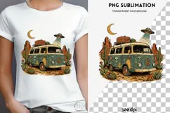 Roswell road trip png design for T-shirts Product Image 3