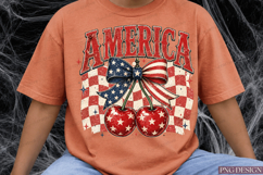 Cherry America Coquette Sublimation Design, Cherry America Product Image 3
