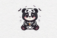 Halloween Panda, Cute Clipart Product Image 2