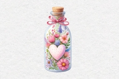 Summer Clipart, Bottles and Jars, PNG Product Image 2
