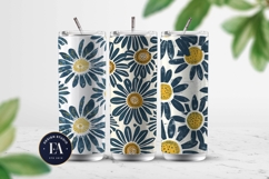 Daisy Floral Pattern | Block Print Daisy Texture Product Image 2