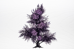 Lavender And Christmas Tree Sublimation PNG Product Image 4