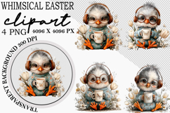 Whimsical Easter Clipart Product Image 1