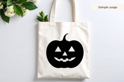 Happy Jack O Lantern Pumpkin SVG Product Image 4