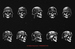 10 Bundle Dark Art Skull Army Military Troops Soldier Product Image 6