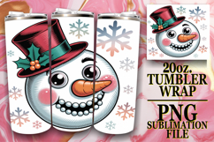 LUMINOUS ADVENTURES 20oz TUMBLER WRAP, Cute Christmas Product Image 1