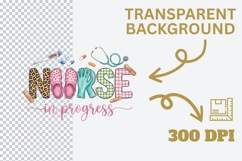 Nurse In Progress PNG, Student Nurse Sublimation Design Product Image 4