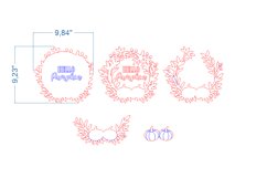 Thanksgiving SVG laser cut files for Glowforge Product Image 4