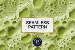 Matcha Foam Pattern, Matcha Froth Texture Digital Paper Product Image 3