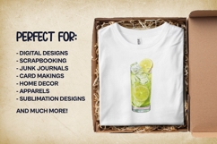 Matcha Lemonade Clipart Bundle 3 PNG Product Image 3
