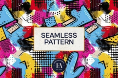 Pop Art Digital Paper |Comic Book Background Product Image 3