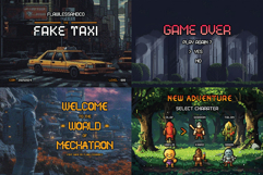 Gaming Unique Display Font Bundle Product Image 8