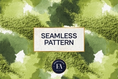 Watercolor Matcha Pattern, Green Wash Texture Product Image 3