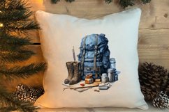 Winter Hiking Clipart Sublimation, Christmas PNG Product Image 4