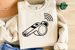 Whistle Svg | Game Day Svg | Sport Svg | Shirt Svg Product Image 4