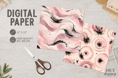 Blush Abstract Watercolor Pink Journal junk Product Image 1