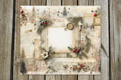 Vintage Christmas | 4 xmas Sublimation Tumbler Designs P Product Image 4