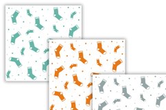hand-drawn socks digital papers Product Image 3