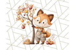 Woodland Apple Orchard Festival PNG Fall Clipart Product Image 4