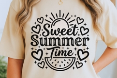 Sweet Summer Time Svg, Summer Vibes Svg, Beach Vacation Svg. Product Image 5