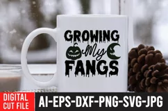 Growing my Fangs SVG Cut File |Growing my Fangs SVG Design Product Image 4