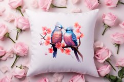 Breeds of Valentine Kissing Birds, Valentine's Day Clipart Product Image 4