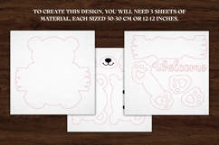 Valentine's Day Door Sign SVG Bundle | Door Hanger Laser Cut Product Image 4