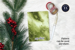 Spilled Matcha Texture, Green Abstract Liquid Digital Paper Product Image 4