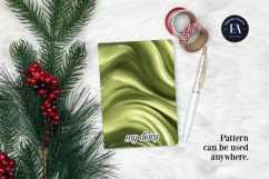 Matcha Liquid Marble, Green Abstract Swirl Digital Paper Product Image 4