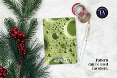 Matcha Foam Texture, Green Bubble Pattern Product Image 4