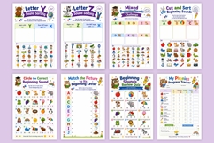 Beginning Sounds Sorting Workbook Product Image 4