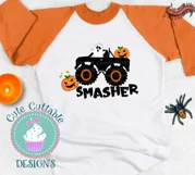 Halloween Pumpkin Smasher svg Pumpkin Monster Truck Product Image 2