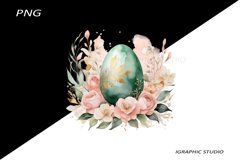 Easter Clipart, Easter Egg Clipart, Easter Bunny Png Product Image 1