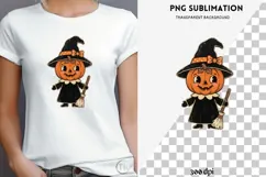Vintage folk-art halloween png design for T-shirts Product Image 4