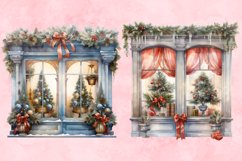 Christmas Window Clipart Bundle, Christmas Bundle Product Image 5
