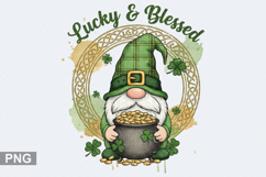 Lucky And Blessed Sublimation - St Patrick&#039;s Day Design Product Image 1