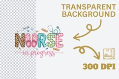 Nurse In Progress PNG, Student Nurse Sublimation Design Product Image 4