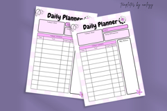 Cute Daily Planner Template Editable Canva Printable Product Image 2