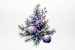 Lavender And Christmas Tree Sublimation PNG Product Image 4